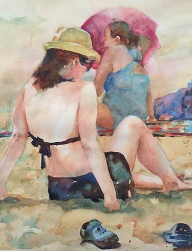 Original Figurative People Paintings by Bronwen Jones