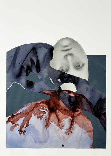 Original Abstract Portrait Paintings by Lucio Cathexis