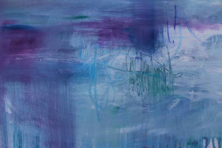 Original Abstract Expressionism Abstract Painting by Nerza Villegas