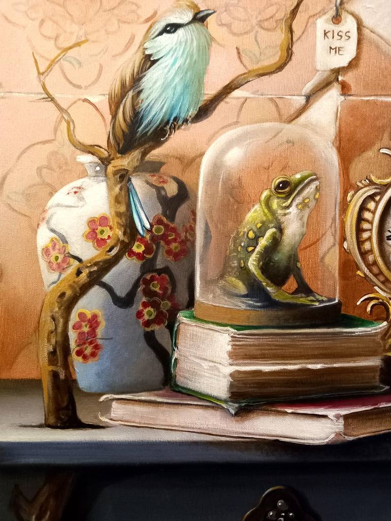 Original Figurative Still Life Painting by Valentina Toma' Aka Zoe Chigi