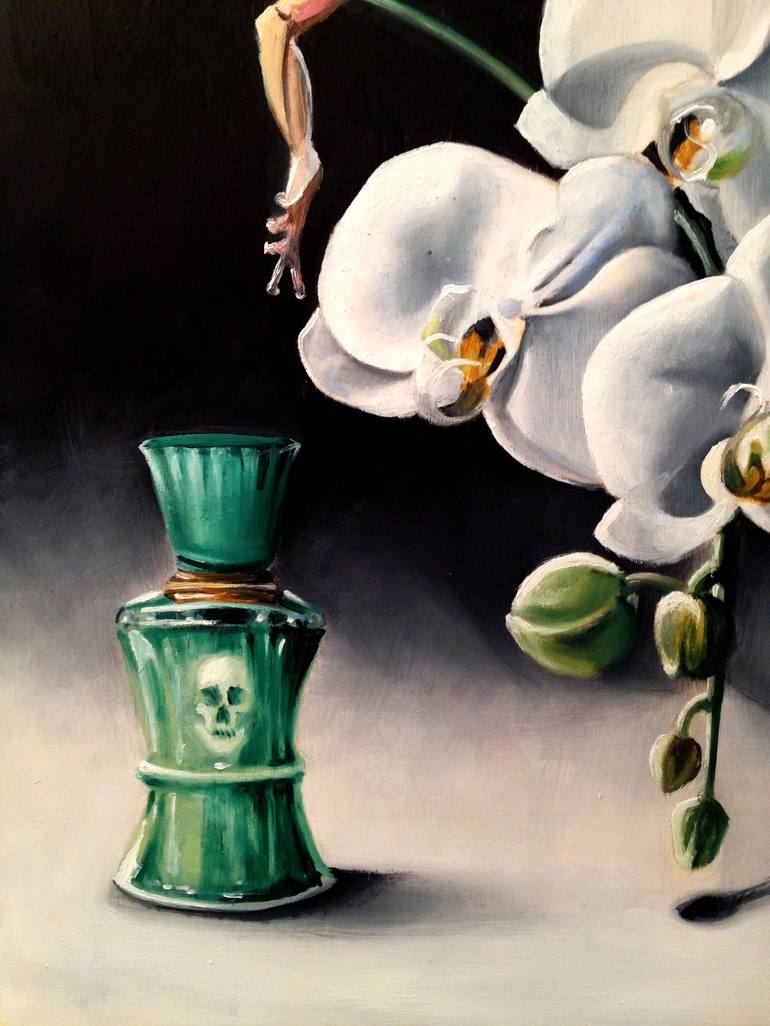 Original Figurative Still Life Painting by Valentina Toma' aka Zoe Chigi