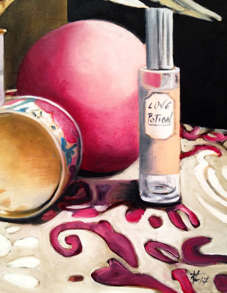 Original Figurative Still Life Painting by Valentina Toma' aka Zoe Chigi