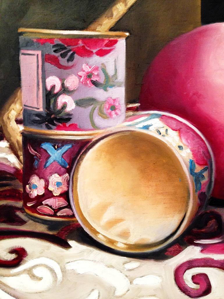 Original Figurative Still Life Painting by Valentina Toma' aka Zoe Chigi