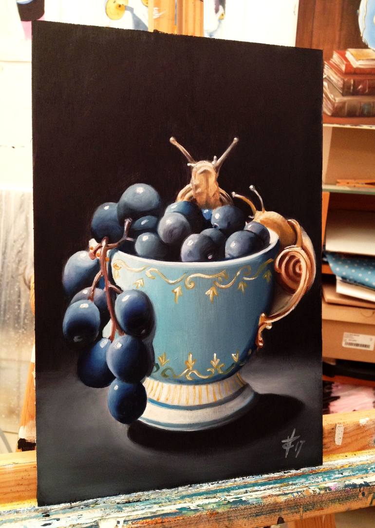 Original Pop Art Still Life Painting by Valentina Toma' aka Zoe Chigi