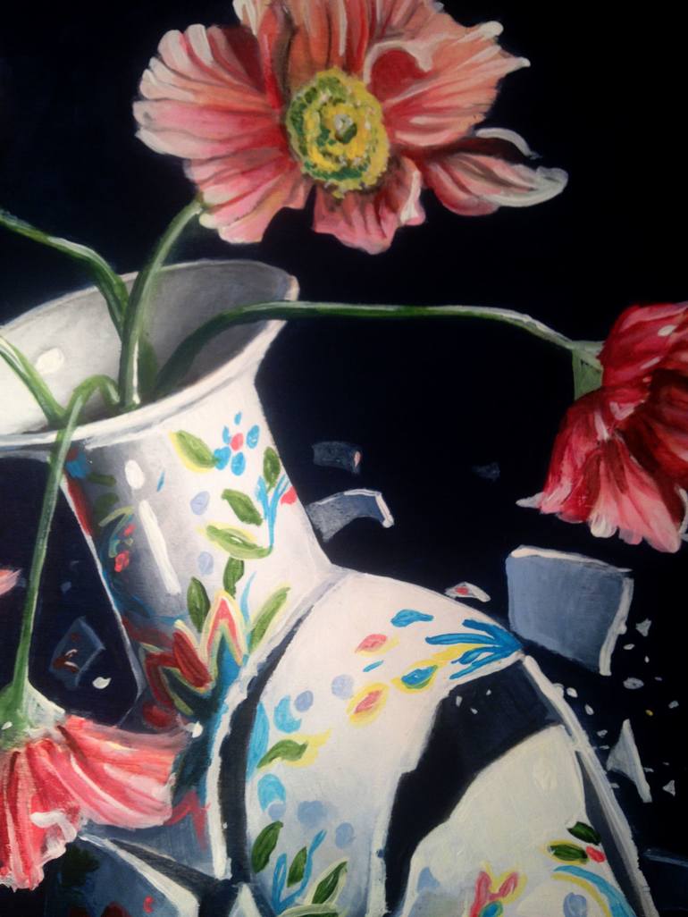 Original Fine Art Still Life Painting by Valentina Toma' Aka Zoe Chigi