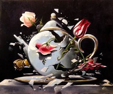 Print of Surrealism Still Life Paintings by Valentina Toma' aka Zoe Chigi