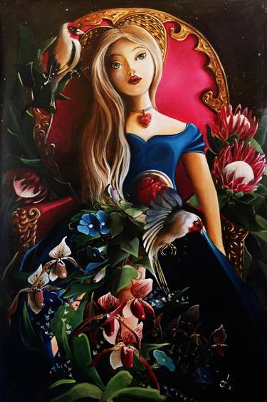 Print of Figurative Fantasy Paintings by Valentina Toma' aka Zoe Chigi