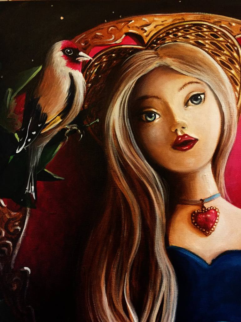 Original Figurative Fantasy Painting by Valentina Toma' aka Zoe Chigi