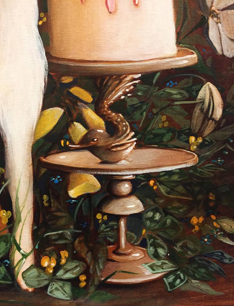 Original Conceptual Animal Painting by Valentina Toma' Aka Zoe Chigi