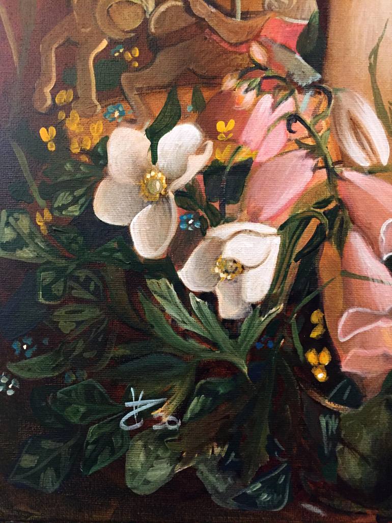 Original Conceptual Animal Painting by Valentina Toma' Aka Zoe Chigi