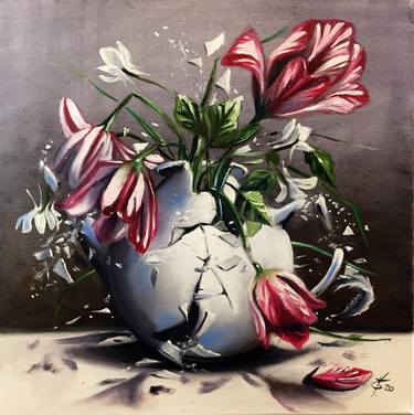 Original Surrealism Still Life Paintings by Valentina Toma' aka Zoe Chigi