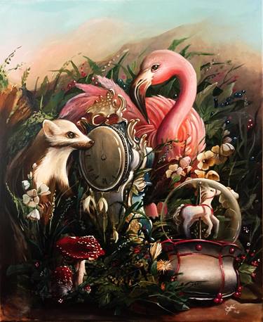 Print of Surrealism Still Life Paintings by Valentina Toma' aka Zoe Chigi