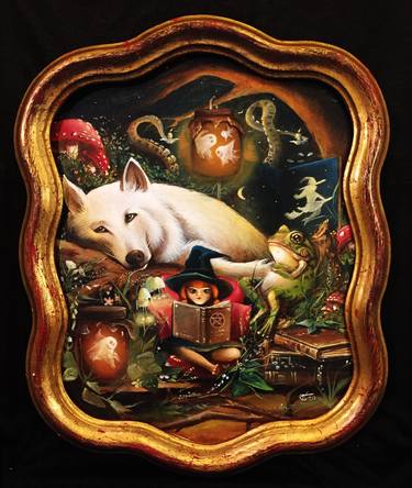 Print of Surrealism Animal Paintings by Valentina Toma' aka Zoe Chigi
