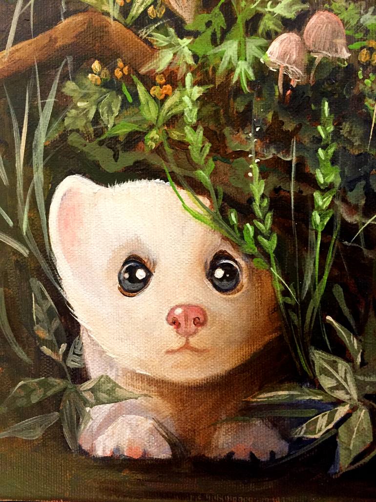 Original Animal Painting by Valentina Toma' aka Zoe Chigi