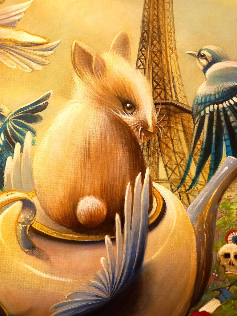 Original Figurative Animal Painting by Valentina Toma' Aka Zoe Chigi
