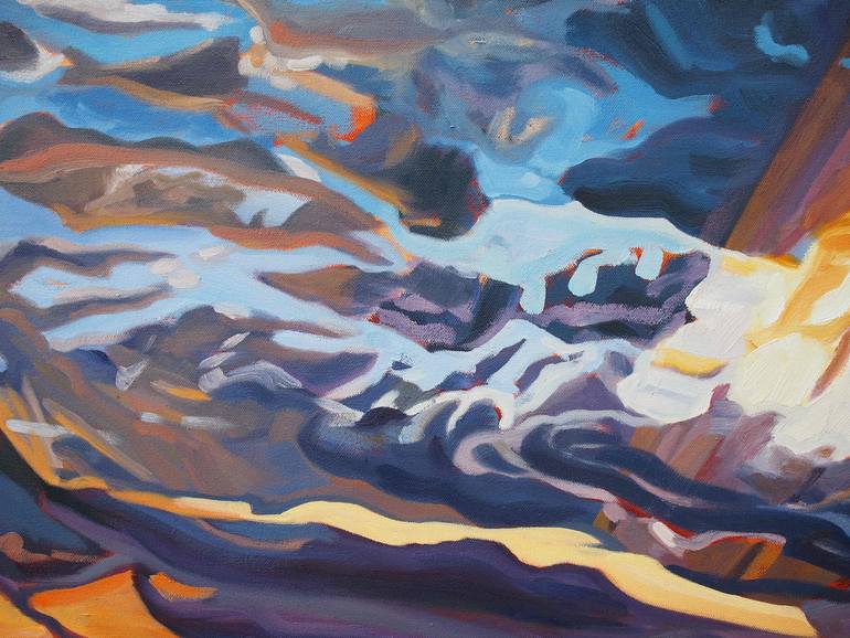 Original Expressionism Landscape Painting by Heather Friedli