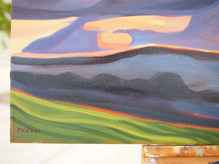 Original Expressionism Landscape Painting by Heather Friedli