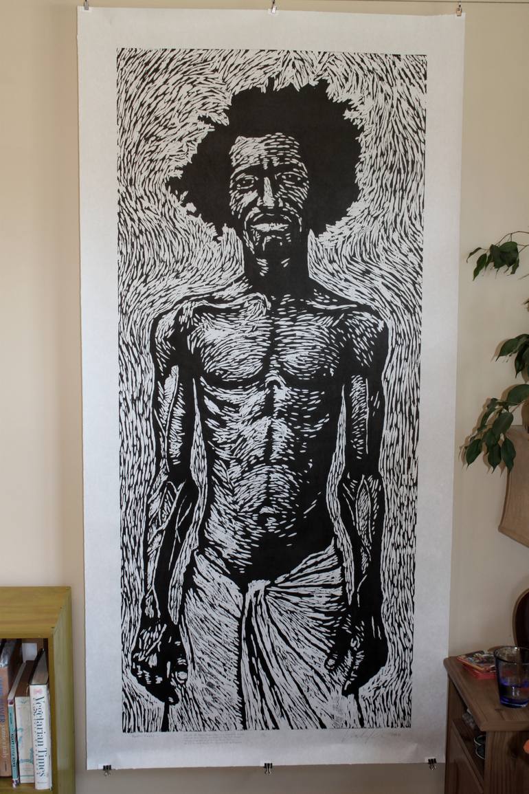 Original Documentary People Printmaking by Isaiah King