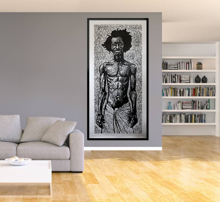 Original Documentary People Printmaking by Isaiah King