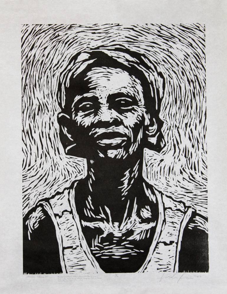 Original Documentary People Printmaking by Isaiah King
