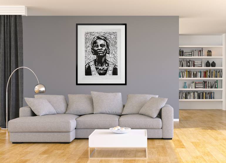 Original Documentary People Printmaking by Isaiah King