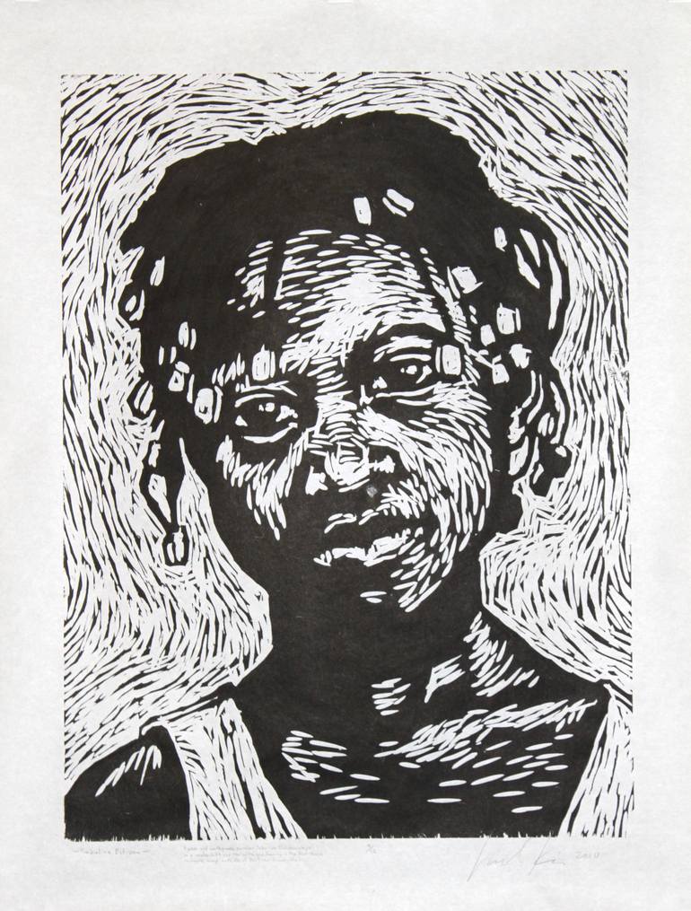 Original Documentary People Printmaking by Isaiah King