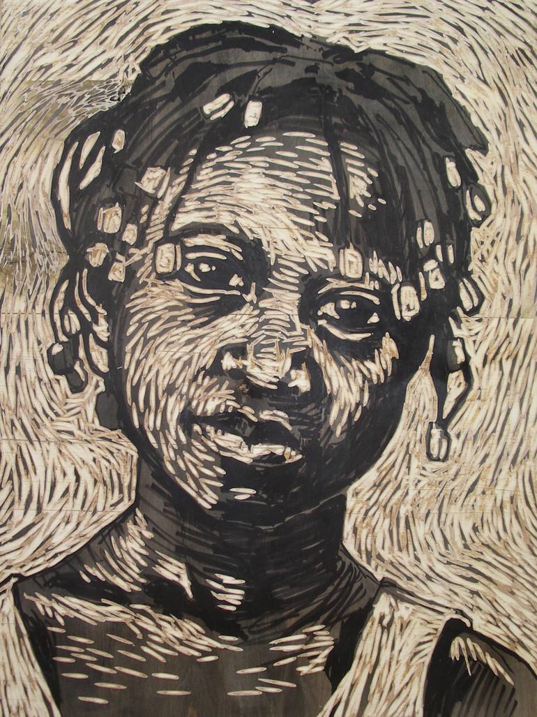 Original Documentary People Printmaking by Isaiah King