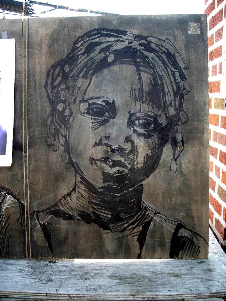 Original Documentary People Printmaking by Isaiah King