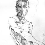 Self Portrait Standing (4/10) by Isaiah King