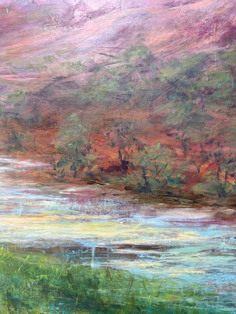 Original Abstract Landscape Painting by Donna Shannon