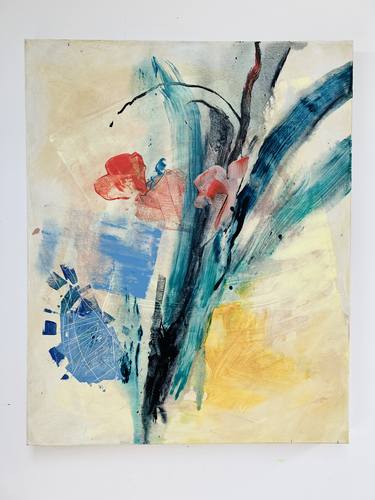 Original Abstract Floral Paintings by Donna Shannon