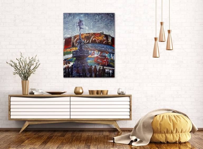 Original Cities Painting by Donna Shannon