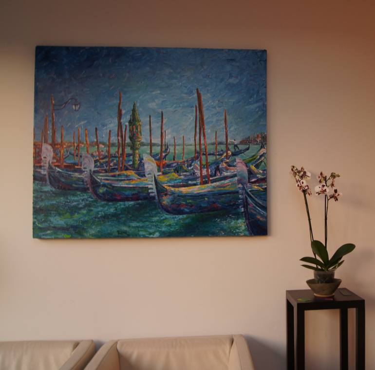 Original Impressionism Cities Painting by Donna Shannon