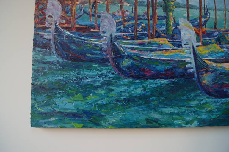 Original Impressionism Cities Painting by Donna Shannon