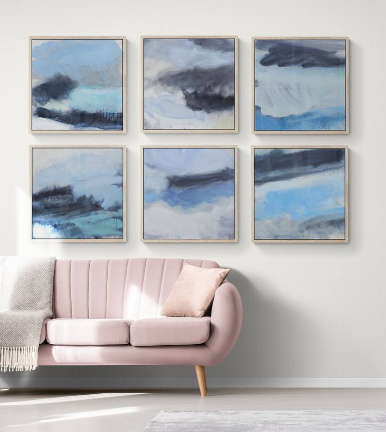 Original Abstract Seascape Painting by LEAH BEGGS
