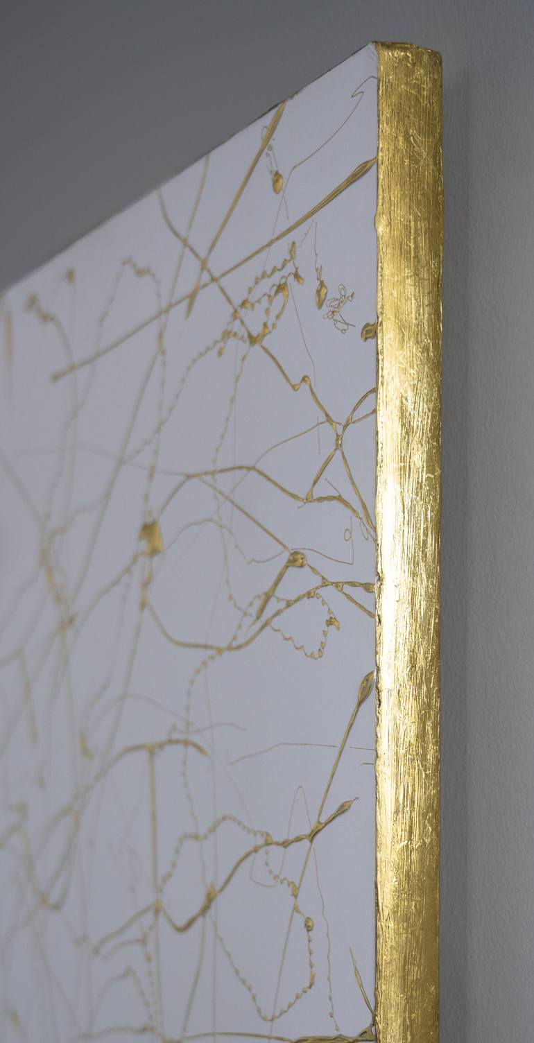 Original Abstract Expressionism Abstract Painting by M. Clark