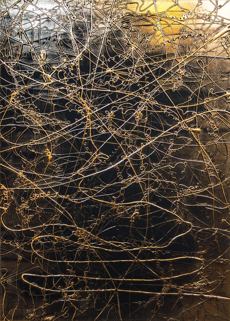 Original Abstract Expressionism Abstract Paintings by M. Clark