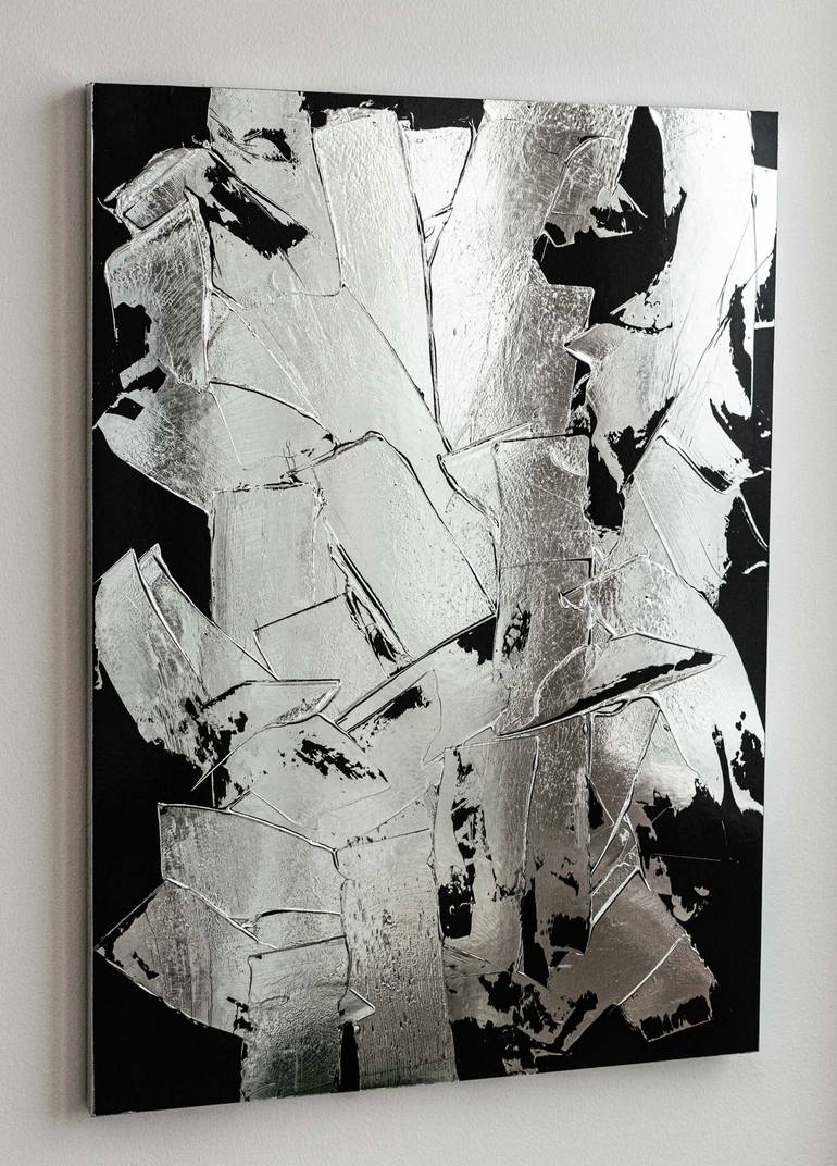 Original Abstract Expressionism Abstract Mixed Media by M. Clark