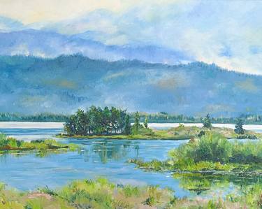 Original Landscape Paintings by Jie Song