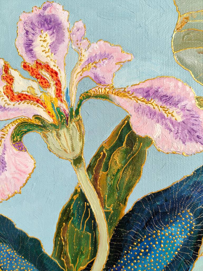 Original Impressionism Floral Painting by Jie Song