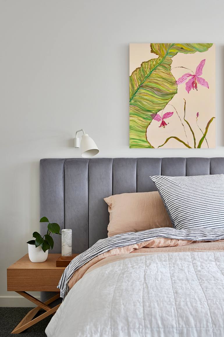 Original Impressionism Floral Painting by Jie Song