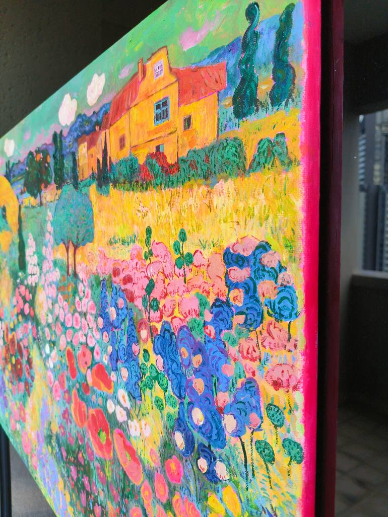 Original Impressionism Landscape Painting by Jie Song