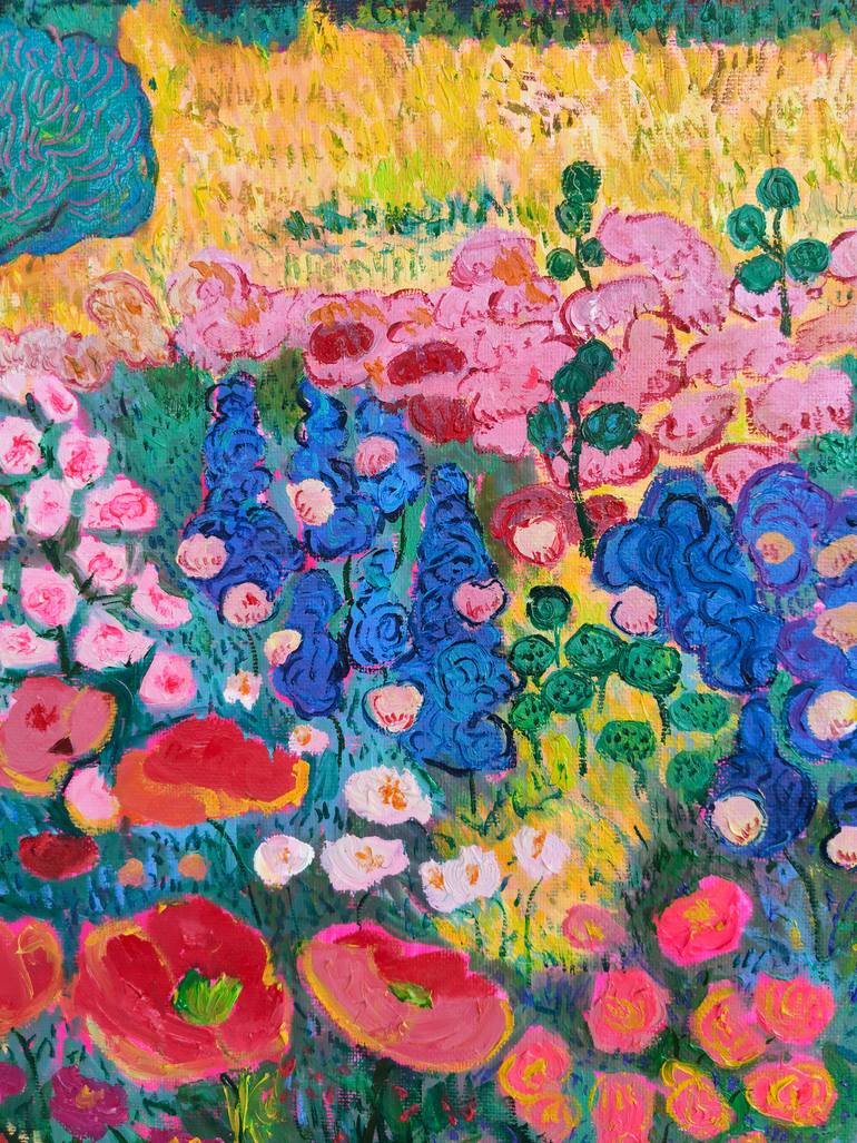 Original Impressionism Landscape Painting by Jie Song