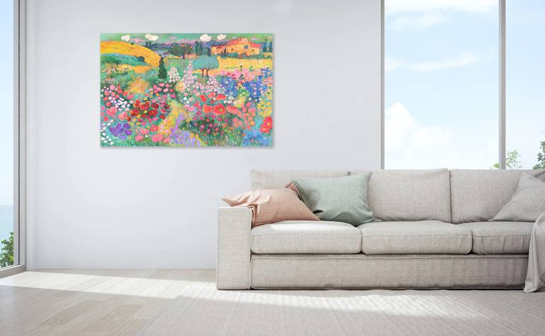 Original Impressionism Landscape Painting by Jie Song