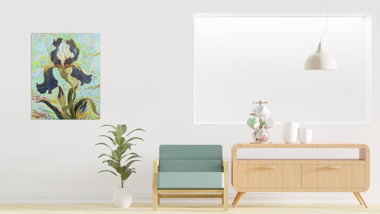 Original Impressionism Floral Painting by Jie Song