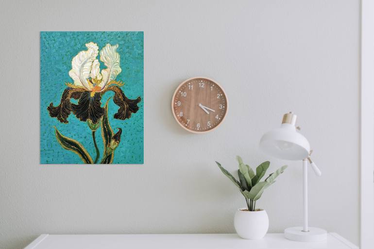 Original Impressionism Floral Painting by Jie Song