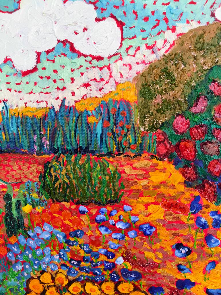 Original Impressionism Landscape Painting by Jie Song
