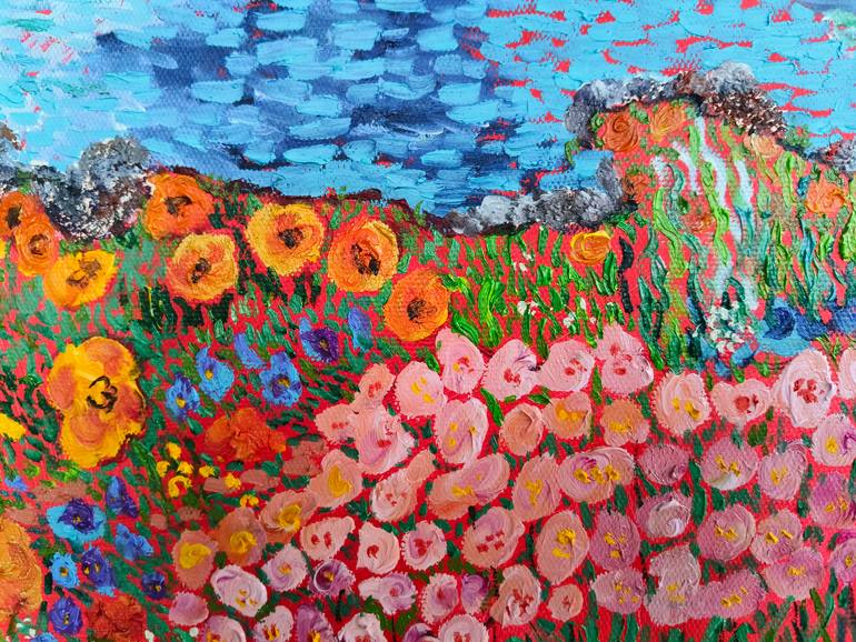 Original Impressionism Landscape Painting by Jie Song