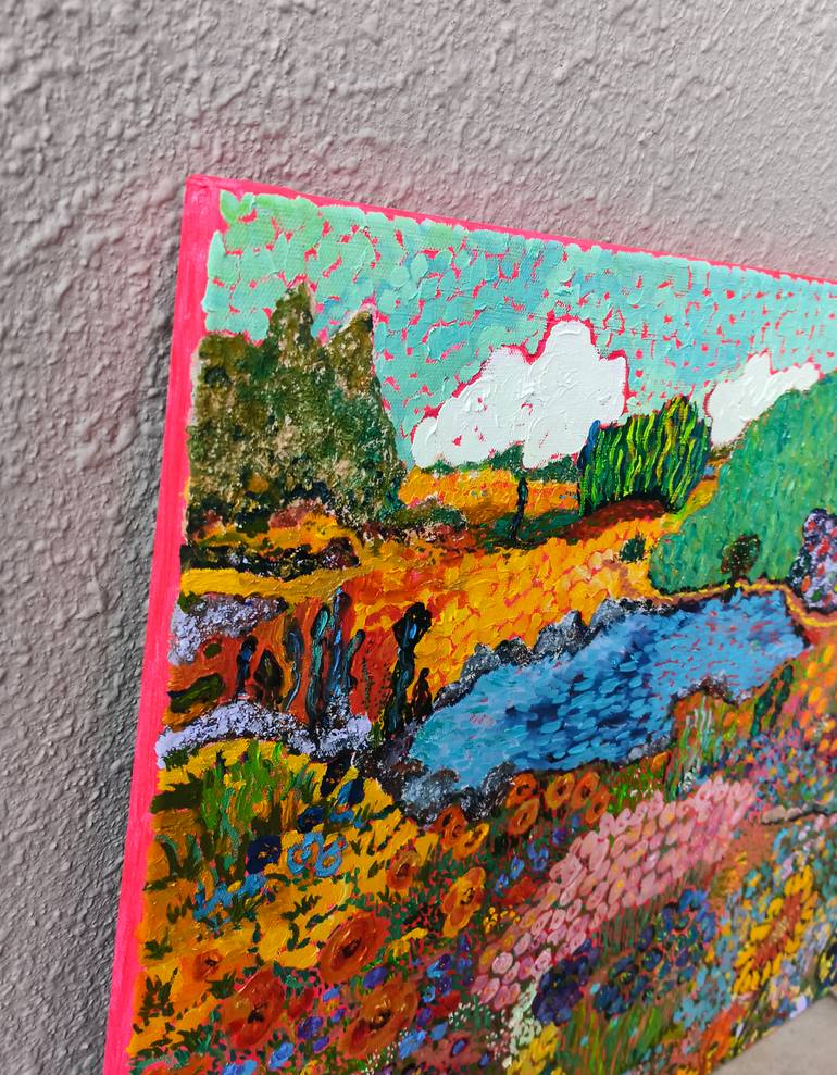 Original Impressionism Landscape Painting by Jie Song