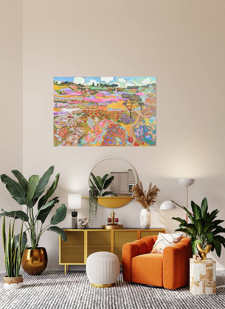 Original Impressionism Landscape Painting by Jie Song